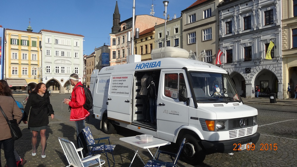 obrázek měřícího vozu Horiba