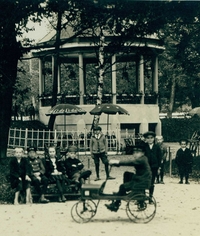 Hudební pavilon v Háječku v roce 1935
