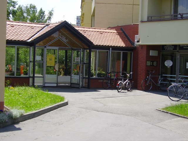 centrum sociálních služeb Staroměstská - vchod