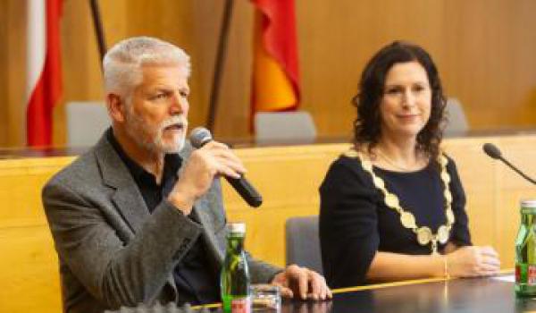 Prezidenta České republiky uvítala primátorka