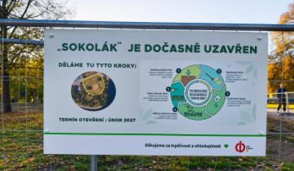 TZ Na Sokoláku začala regenerace trávníku