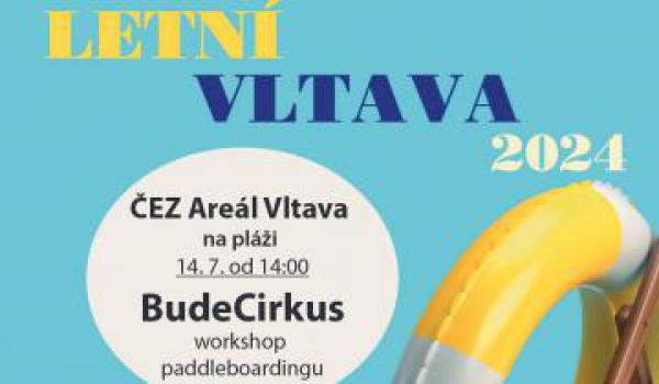 Vzdušná akrobacie na Vltavě