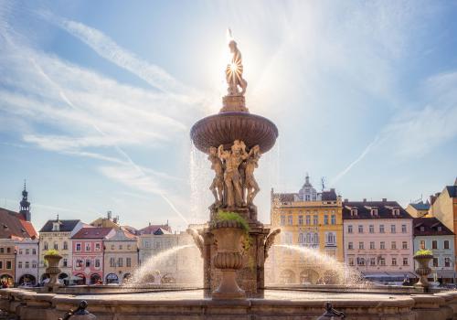Samsonova kašna, náměstí Př. Otakara II. Foto P. Kubát