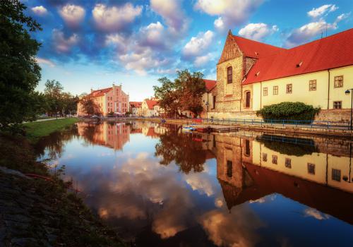 Slepé rameno Malše, Dominikánský klášter. Foto P. Kubát