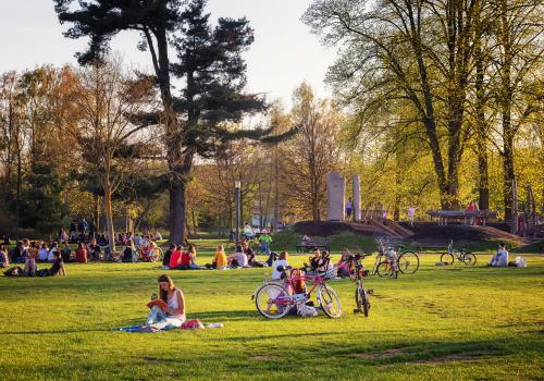Park na Sokolském poloostrově. Foto P. Kubát
