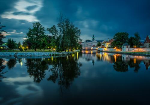 Soutok Malše a Vltavy. Foto P. Kubát