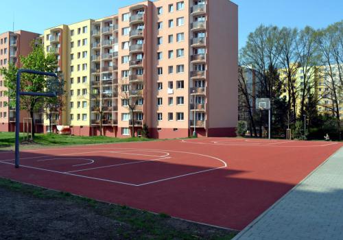 Pohled na hřiště