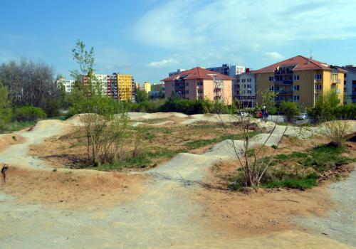 Celkový pohled na bikepark